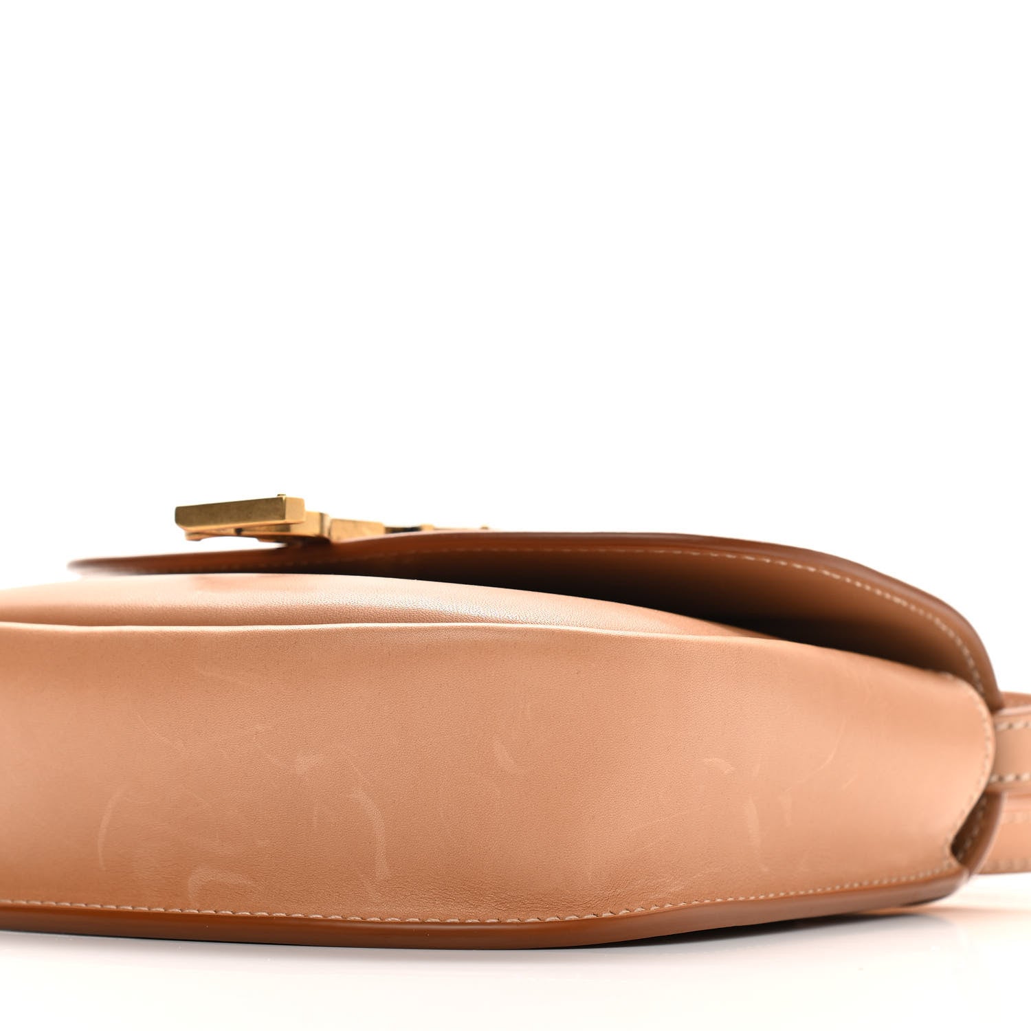 Saint Laurent Smooth Vintage Calfskin Monogram Small Kaia Satchel Gold 9 of 11