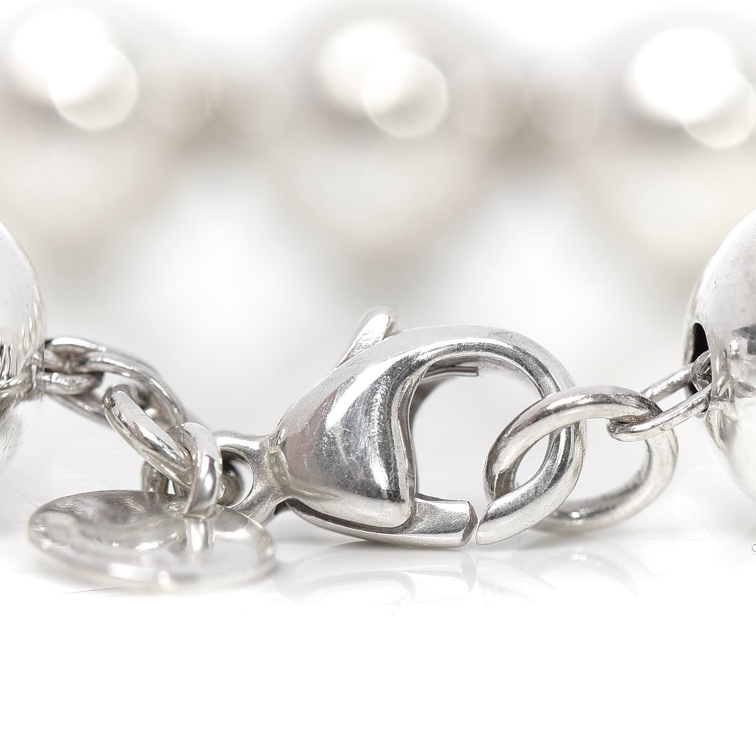 Tiffany Sterling Silver 10mm HardWear Ball Bracelet 4 of 4