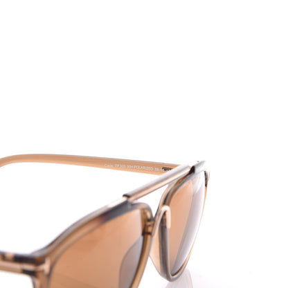 Tom Ford Cade Aviator Sunglasses TF300 Brown 7 of 8