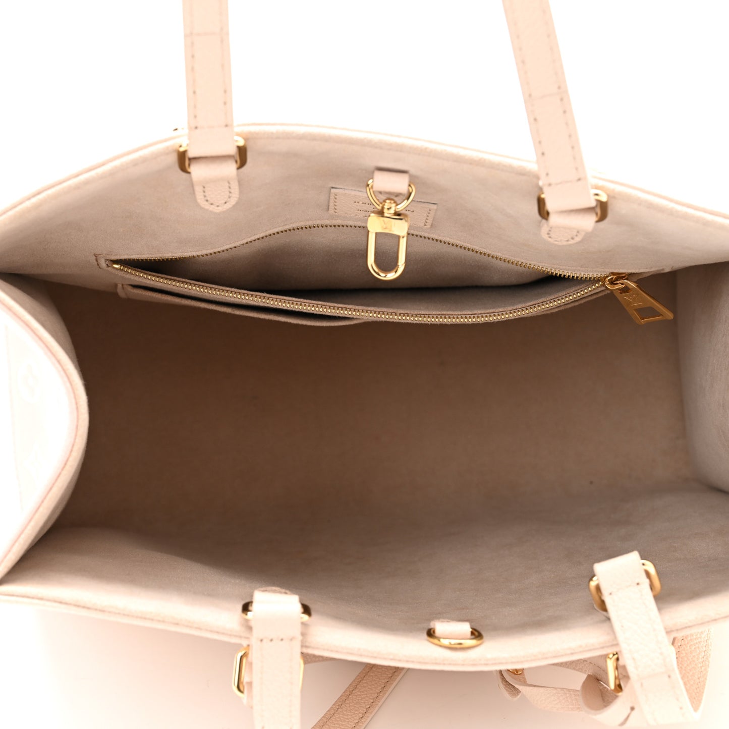 Empreinte Monogram Spring In The City Onthego MM Beige Pink Yellow