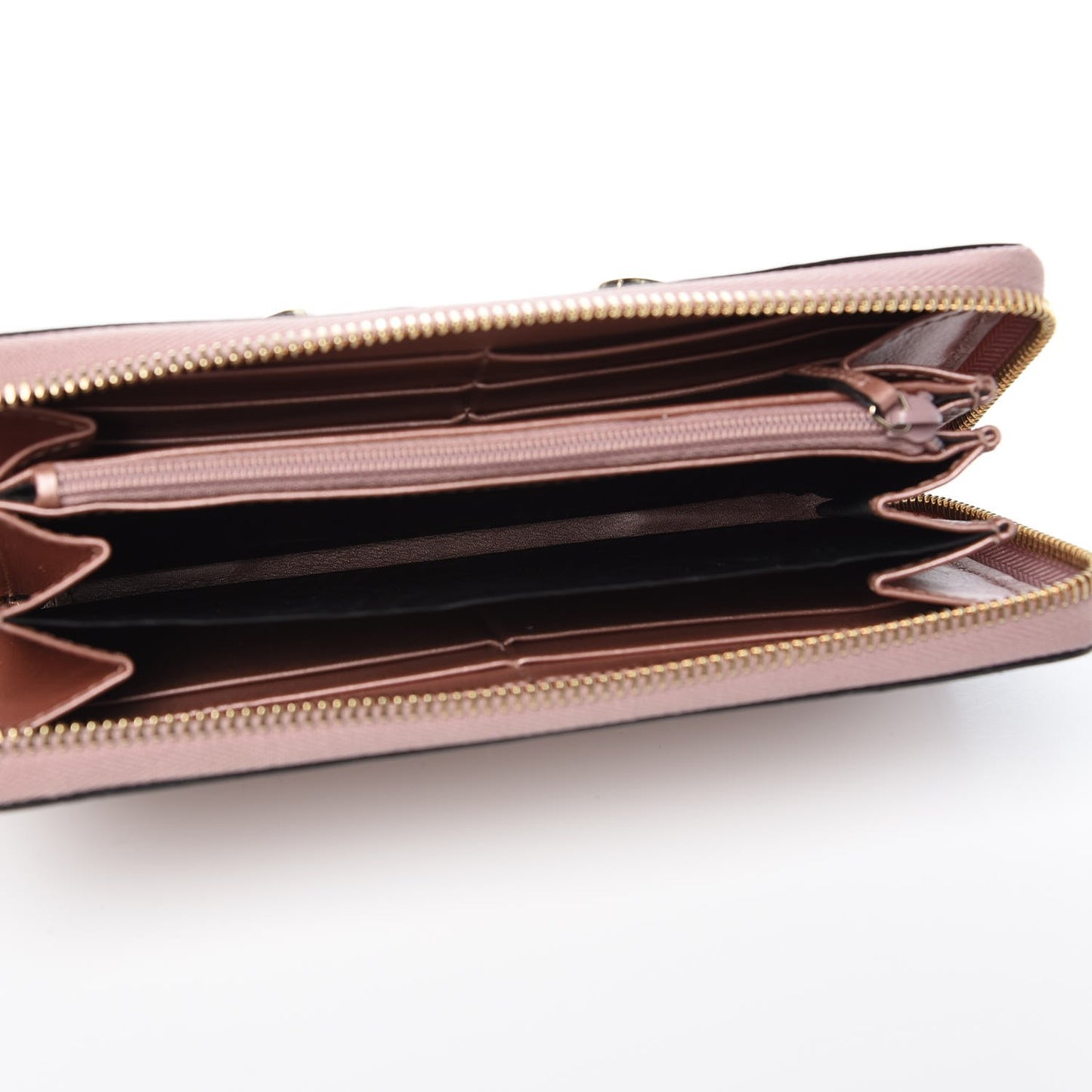 Shine Microguccissima Emily Zip Around Wallet Dark Cipria