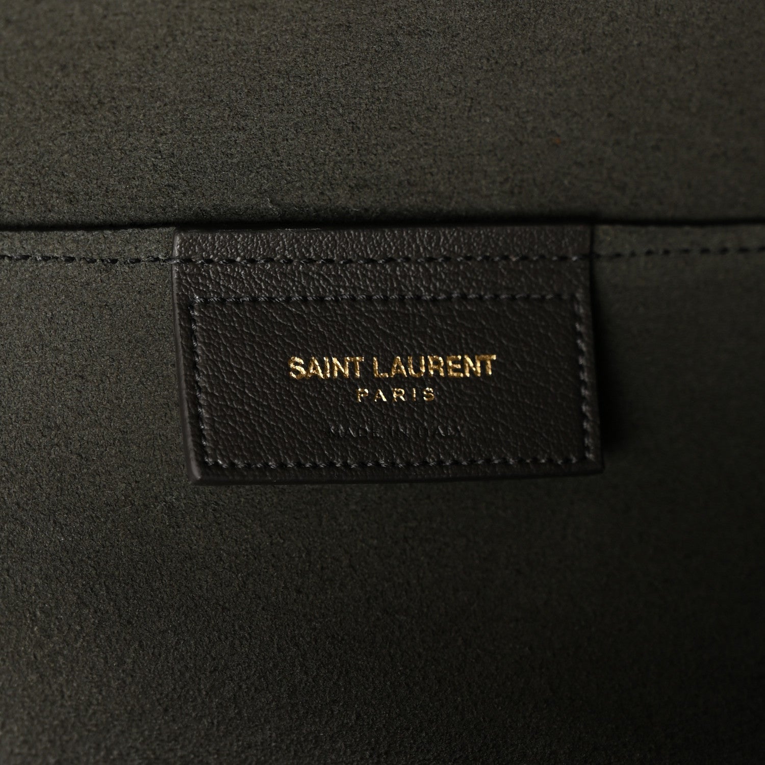 Saint Laurent Calfskin Large Shopping Tote Storm 7 of 13