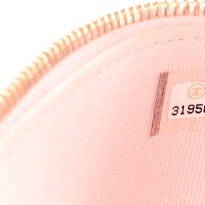 Chanel Lambskin Quilted Mini Top Handle Vanity Case With Chain Light Pink 7 of 11