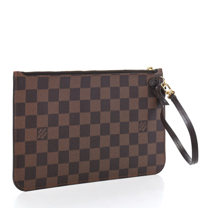 Louis Vuitton Damier Ebene Neverfull MM GM Pochette 2 of 4