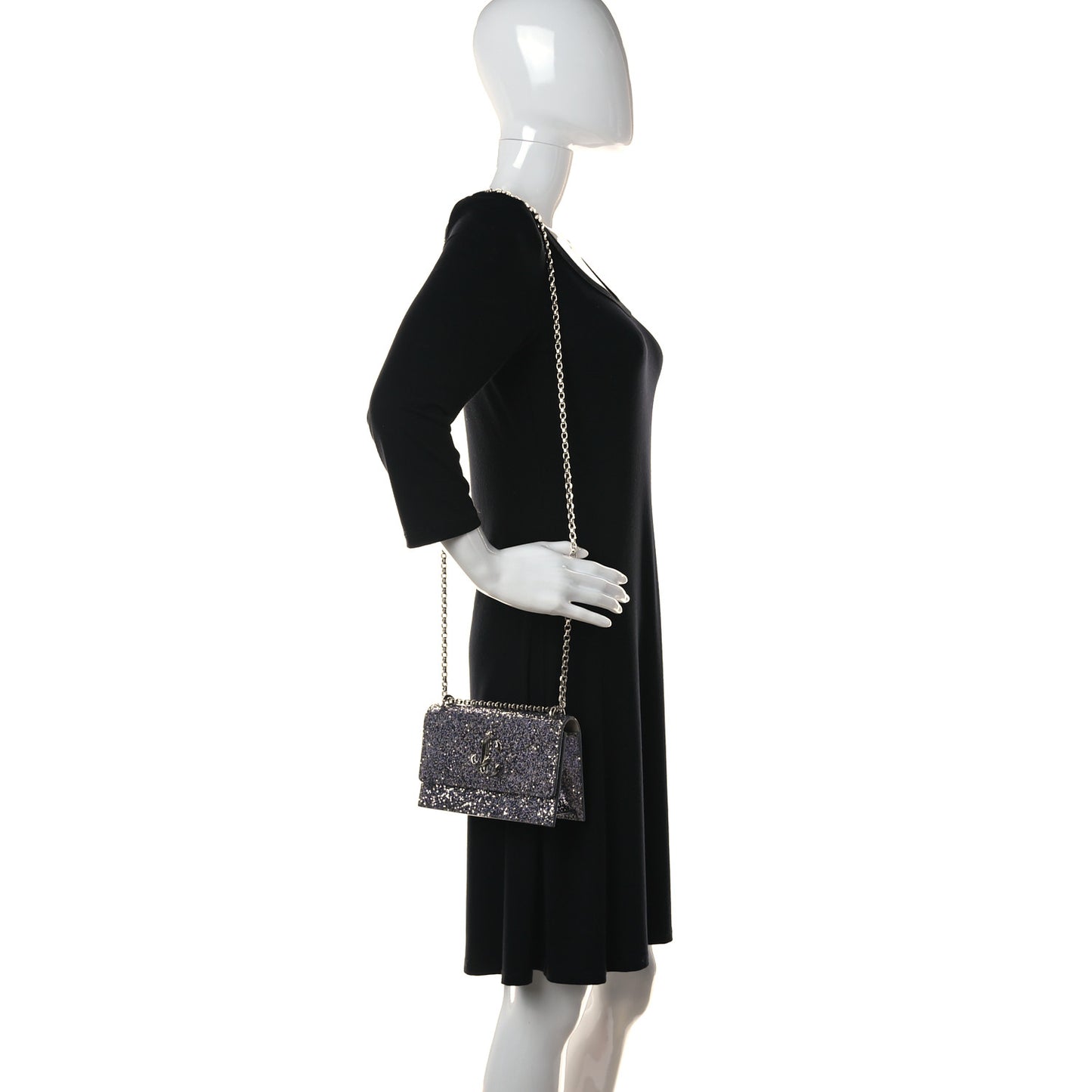 Glitter Shoulder Bag Silver
