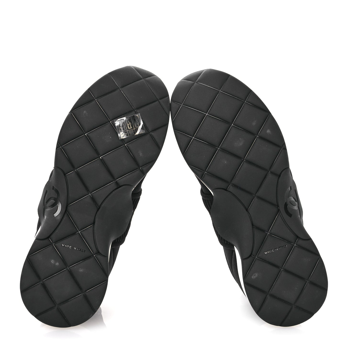 Stretch Fabric CC Sneakers 37 Black