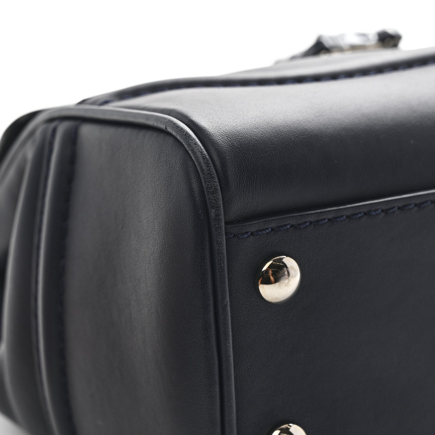 Calfskin Medium Palazzo Empire Bag Navy Blue