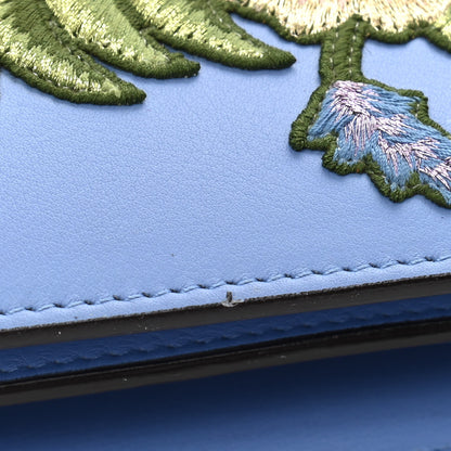 Gucci Moon Calfskin Crystal Web Embroidered Large Dionysus Bamboo Top Handle Bag Clear Sky Blue Multicolor 9 of 10