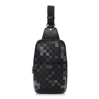 Louis Vuitton Damier Graphite Pixel Avenue Sling Backpack Gris 1 of 10