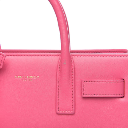 Saint Laurent Calfskin Nano Sac De Jour Rose Clair 7 of 10