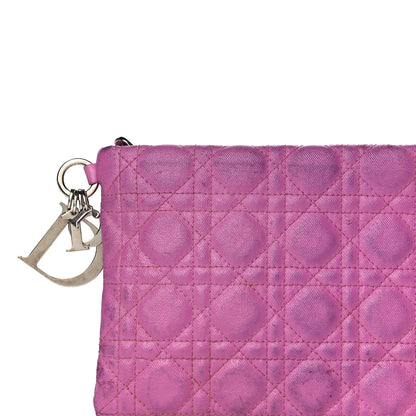 Christian Dior Coated Canvas Cannage Panarea Pouch Purple 8 of 16