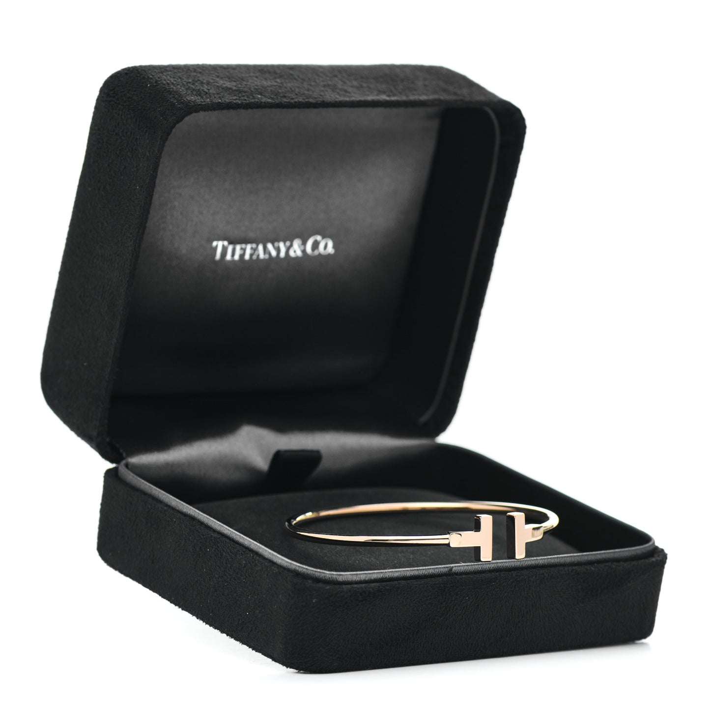 18K Rose Gold T Wire Bracelet