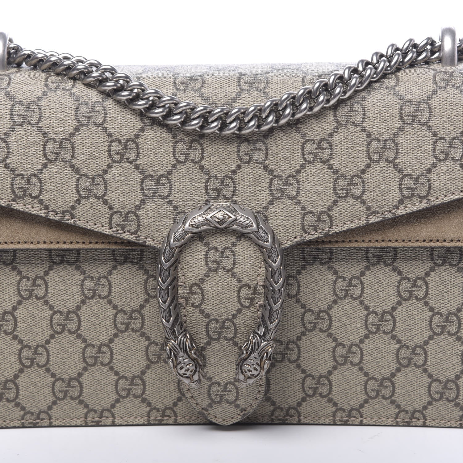 Gucci GG Supreme Monogram Small Dionysus Shoulder Bag Taupe 19 of 19
