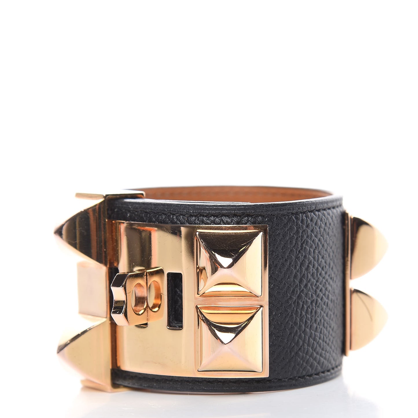 Epsom Collier de Chien CDC Bracelet S Black