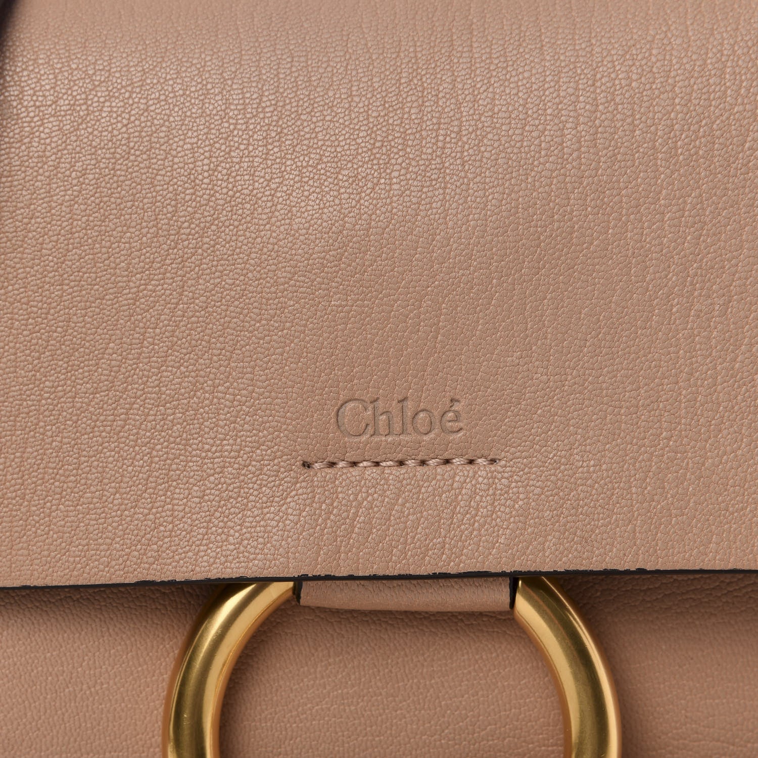 Chloe Goatskin Small Faye Shoulder Bag Biscotti Beige 8 of 8
