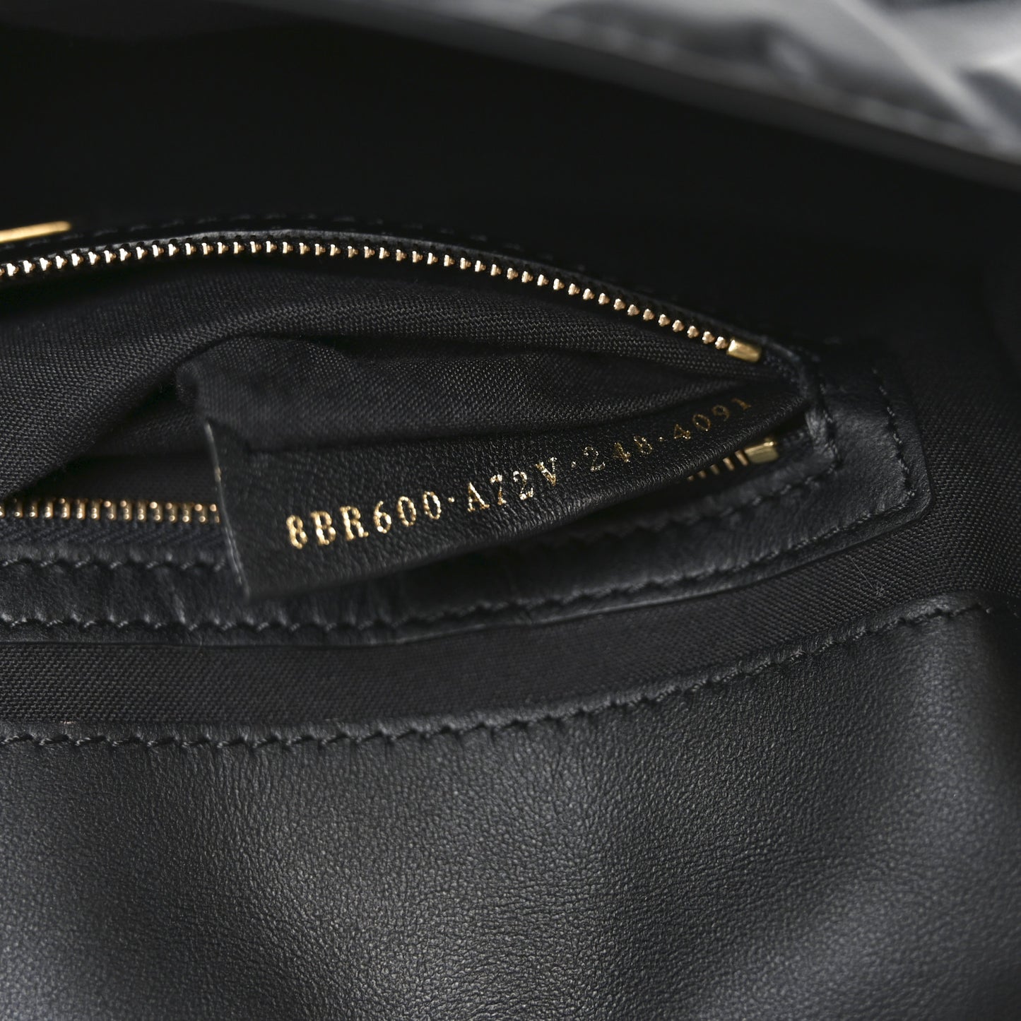 Nappa FF 1974 Embossed Baguette Black