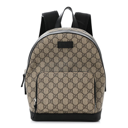 Gucci GG Supreme Monogram Small Eden Day Backpack Black 1 of 10