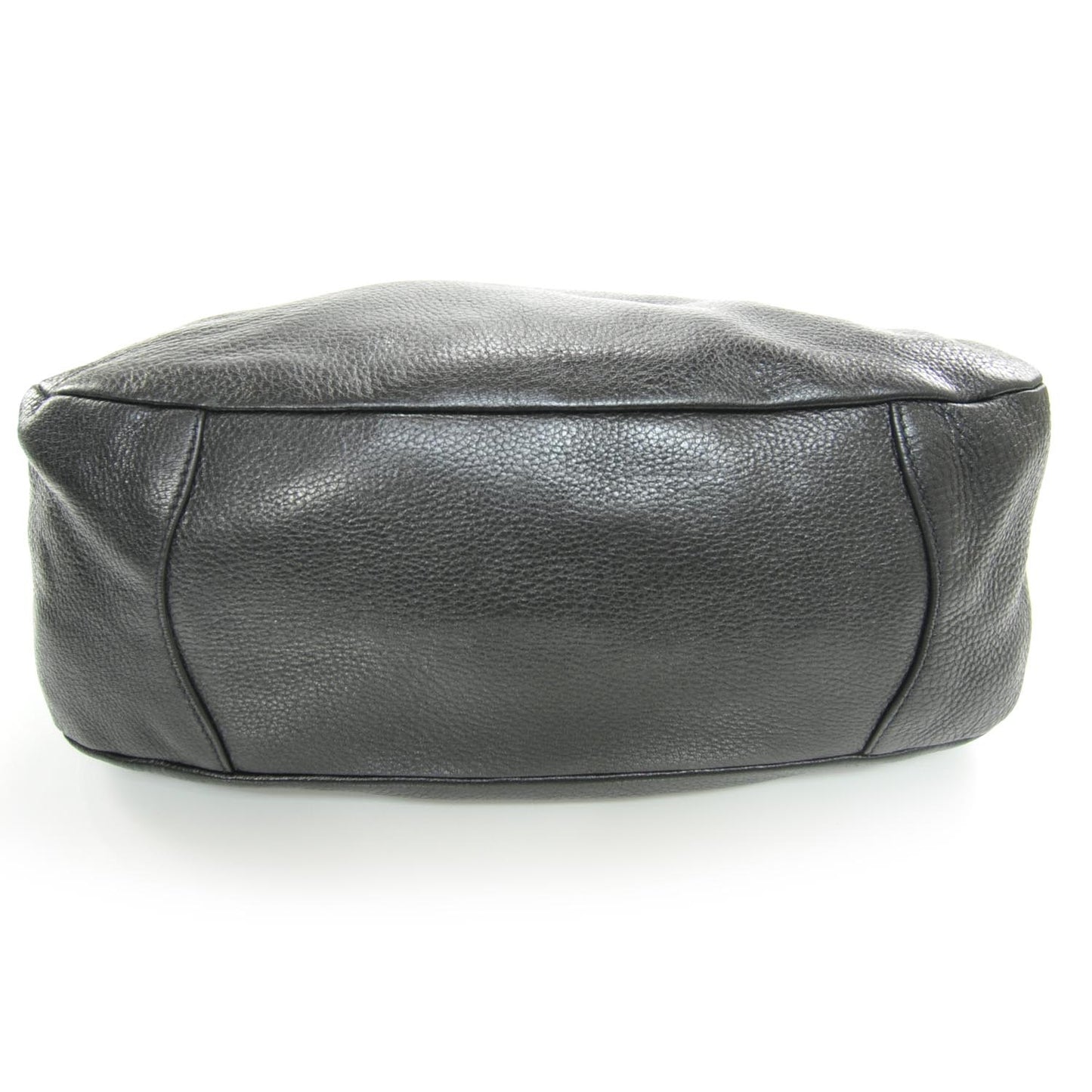 Cervo Deerskin Hobo Bag Nero Black