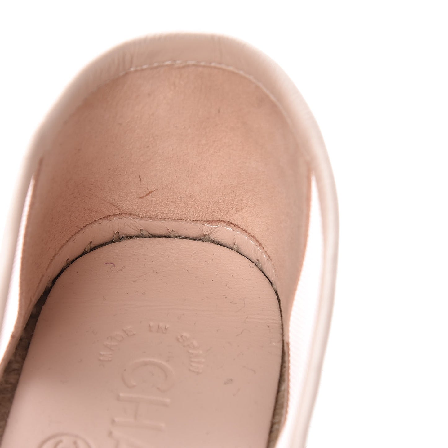 Mesh Grosgrain CC Espadrilles 36 Pink