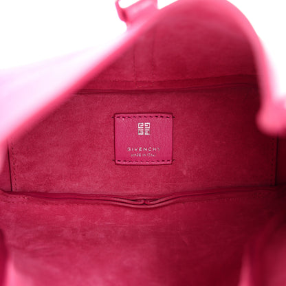 Givenchy Grained Calfskin Mini G-Lock Hobo Neon Pink 5 of 9