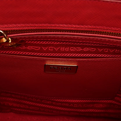 Prada Saffiano Lux Medium Tote Fuoco 6 of 9