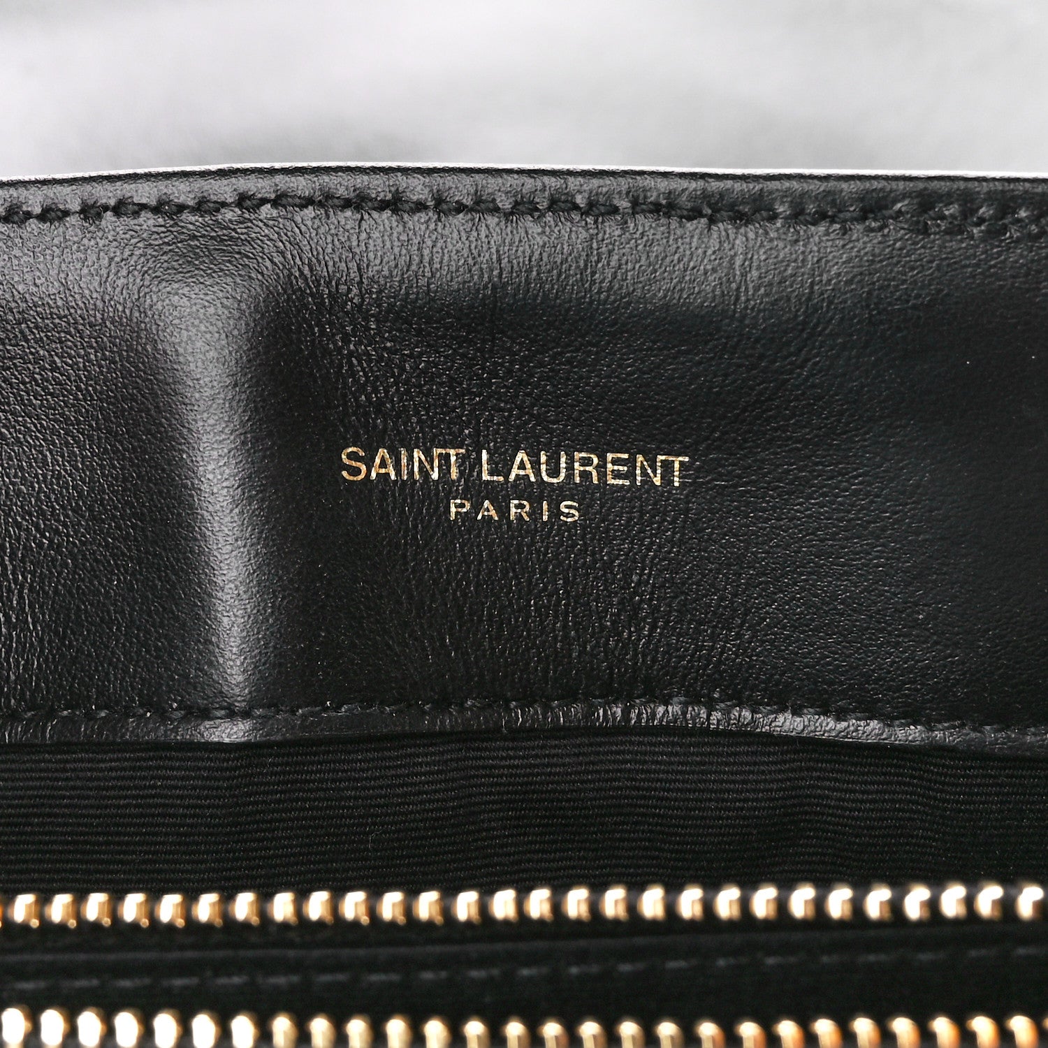 Saint Laurent Calfskin Y Quilted Monogram Medium Loulou Chain Satchel Black 6 of 11