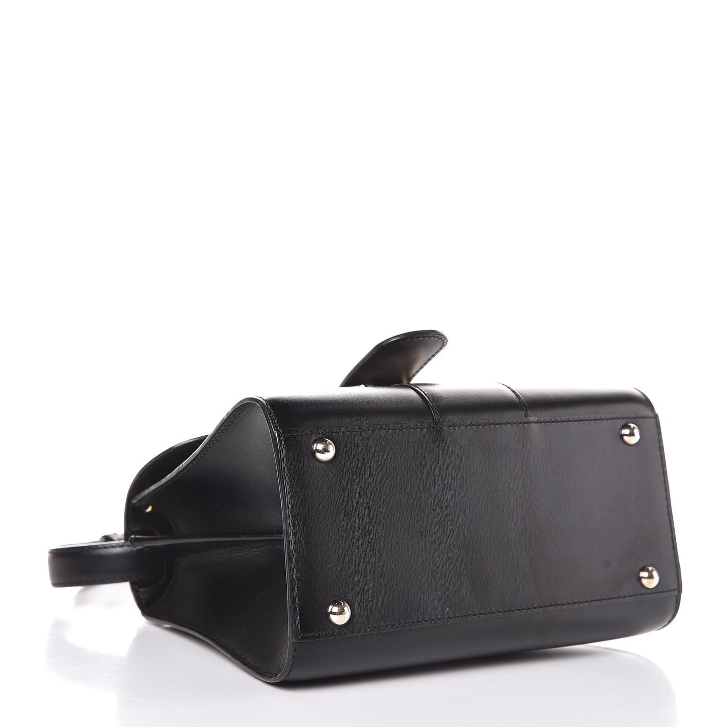 Calfskin Mini Brillant Satchel Black