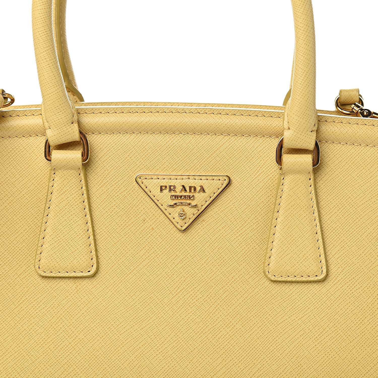 Prada Saffiano Lux Parabole Tote Ginestra 12 of 12