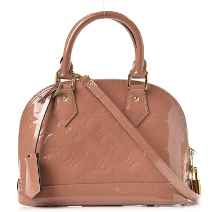 Louis Vuitton Vernis Alma BB Rose Velours 1 of 6