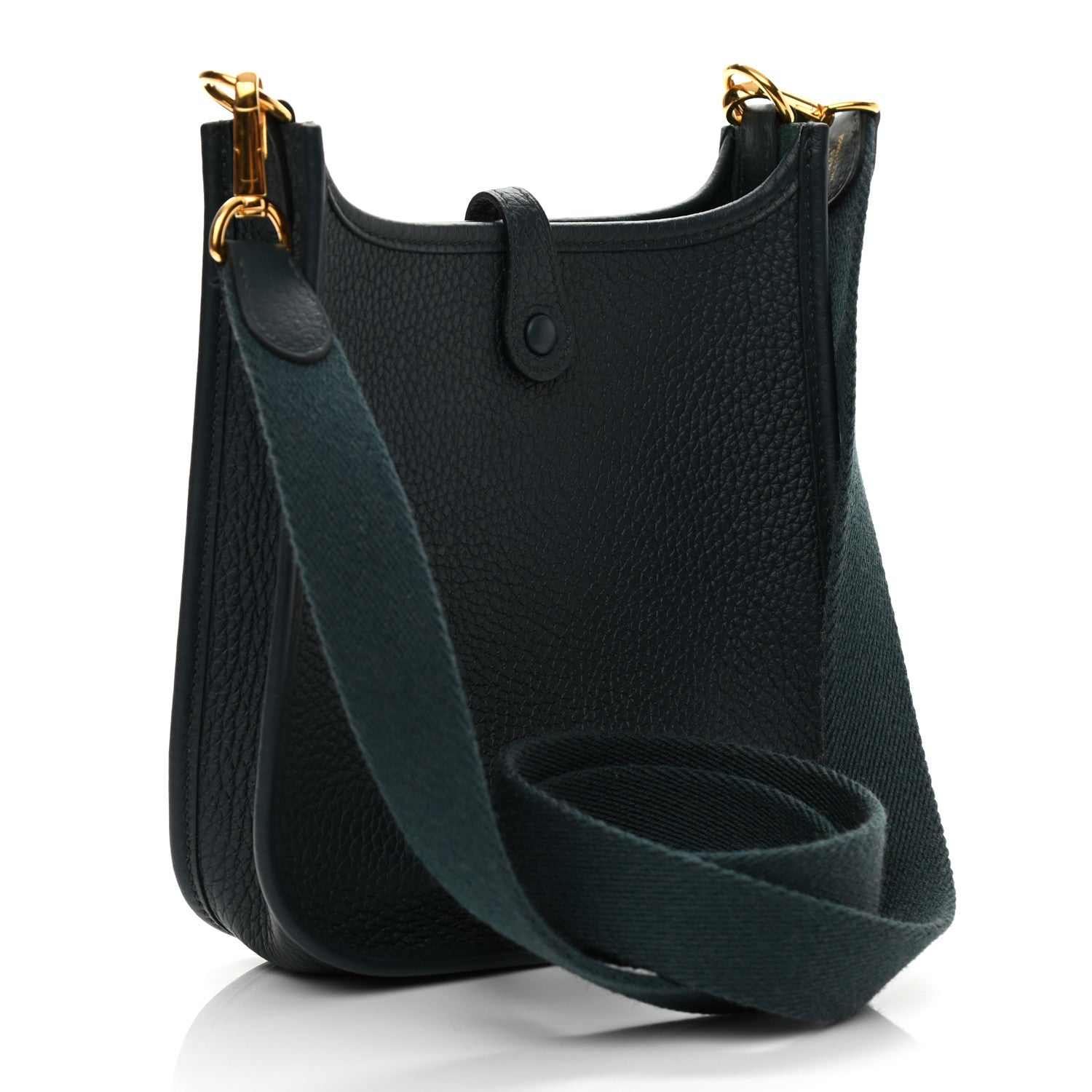 Hermes Taurillon Clemence Evelyne TPM Vert Cypress 2 of 10
