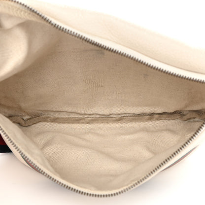 Gucci Grained Calfskin Logo Belt Bag White 5 of 13