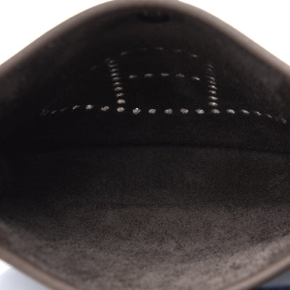 Hermes Taurillon Clemence Amazone Evelyne TPM Etoupe Bleu Indigo 5 of 11