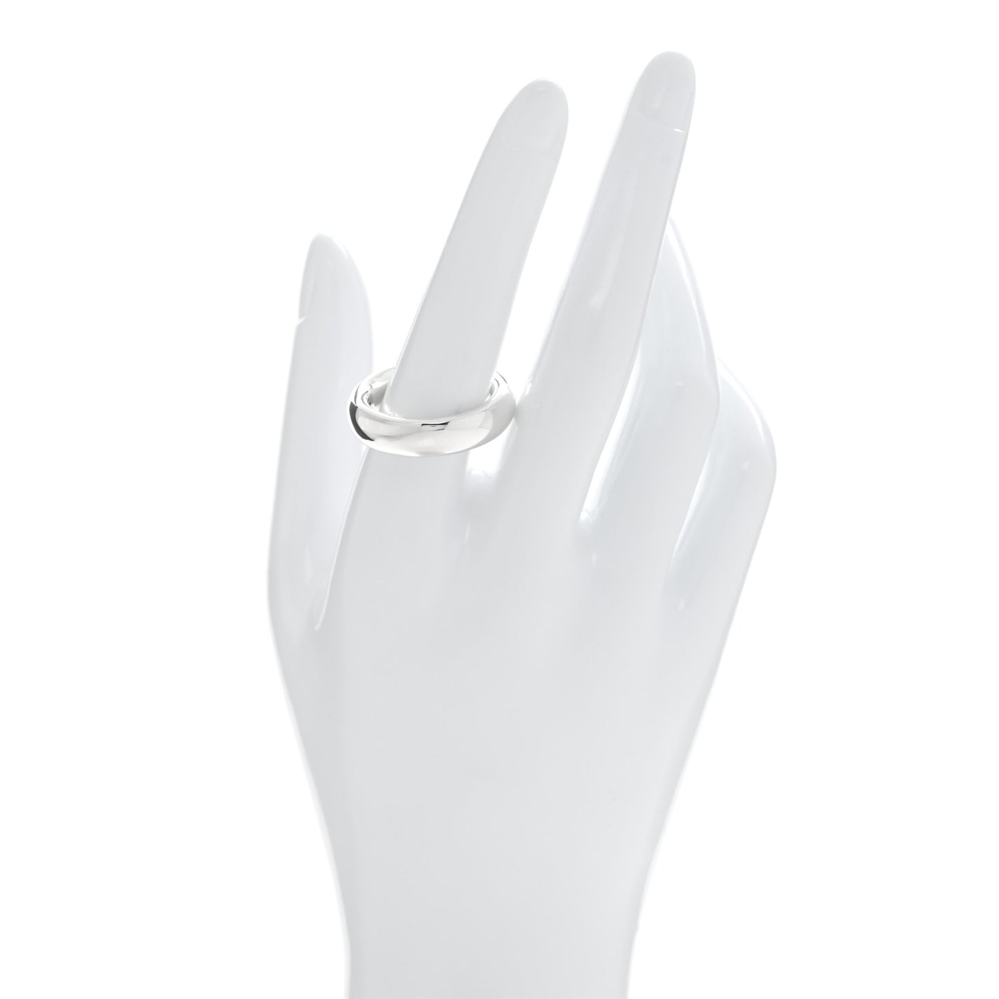 Sterling Silver Elsa Peretti Doughnut Band Ring 58 8.5