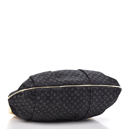 Louis Vuitton Satin Monogram Aumoniere Clutch Black 4 of 9