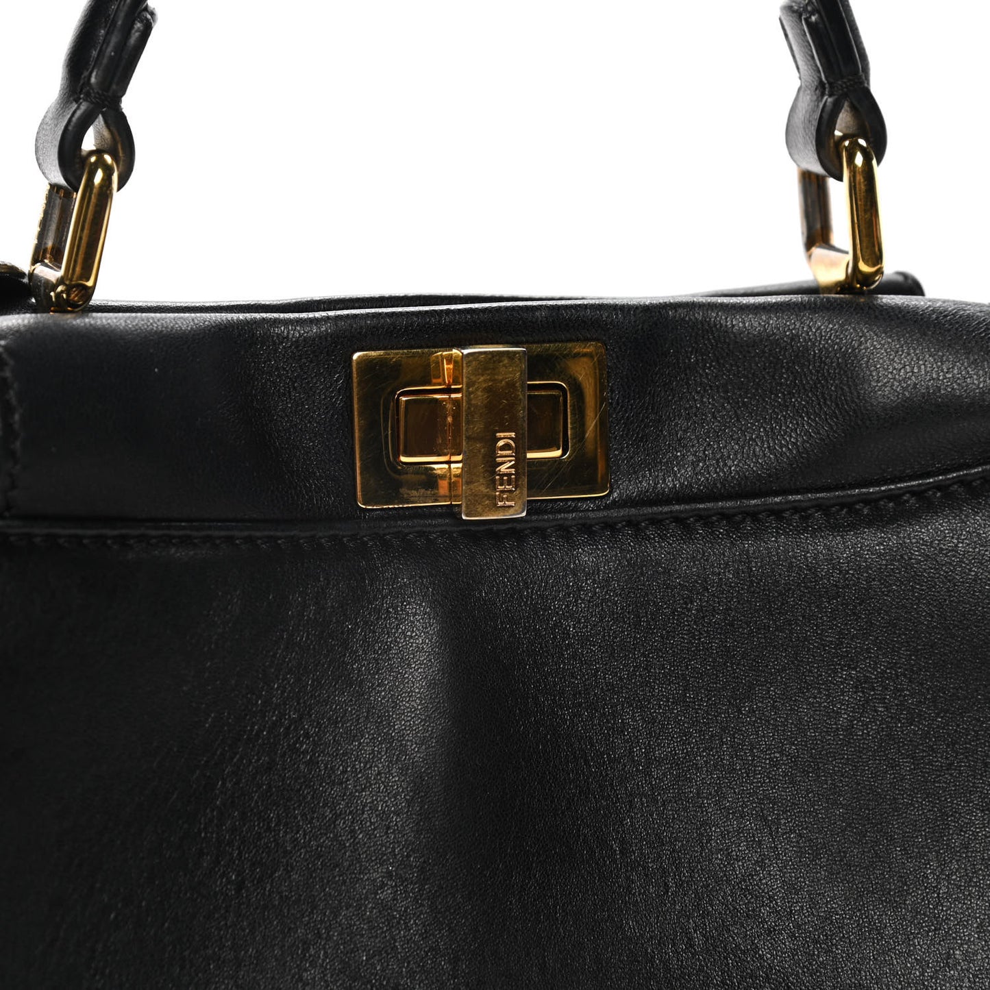 Nappa Mini Peekaboo Iconic Satchel Black
