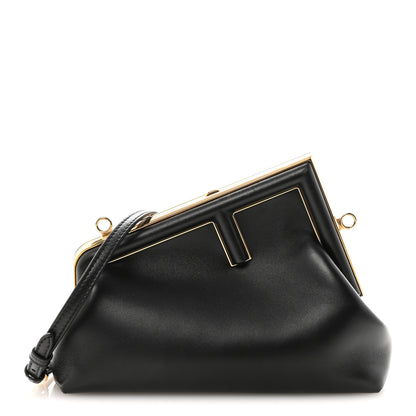 Fendi Shiny Nappa Small Fendi First Black 1 of 9