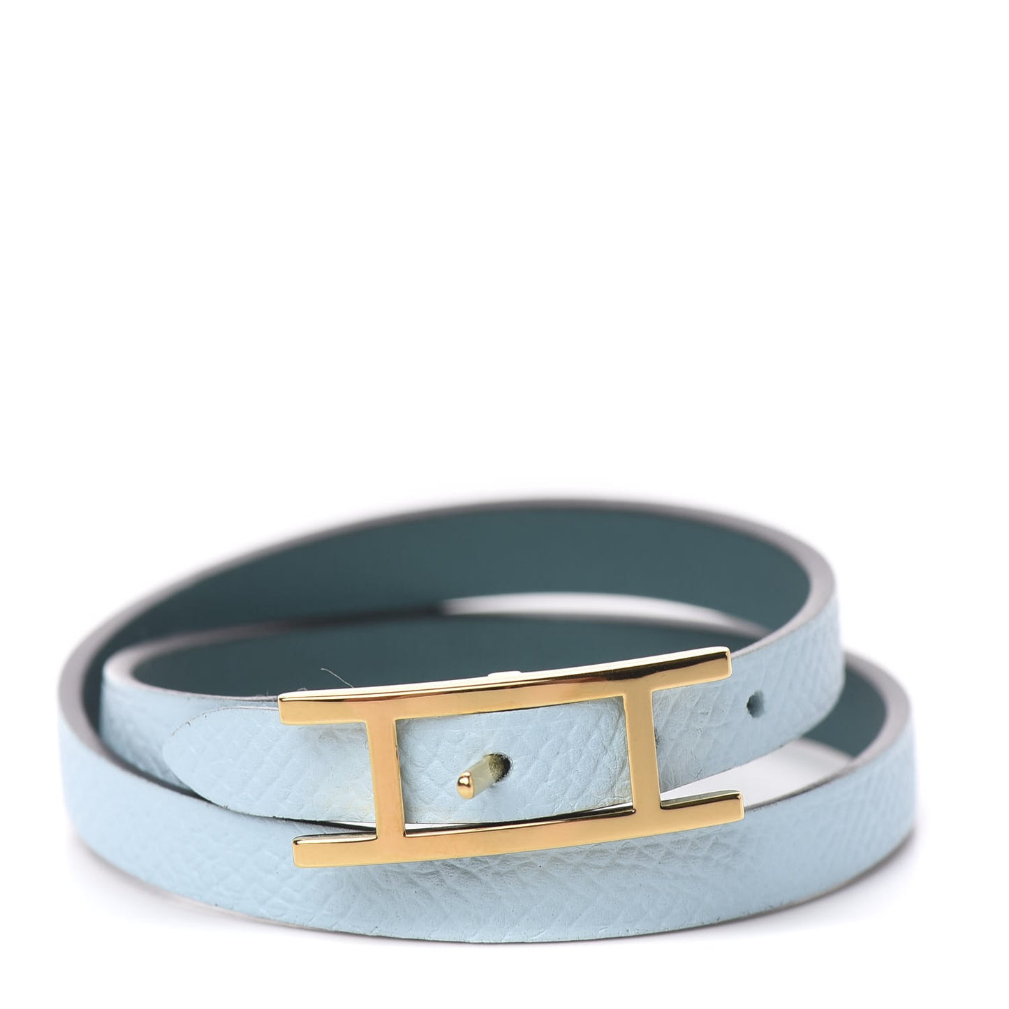Epsom Swift Behapi Double Tour Bracelet S Bleu Atoll Malachite