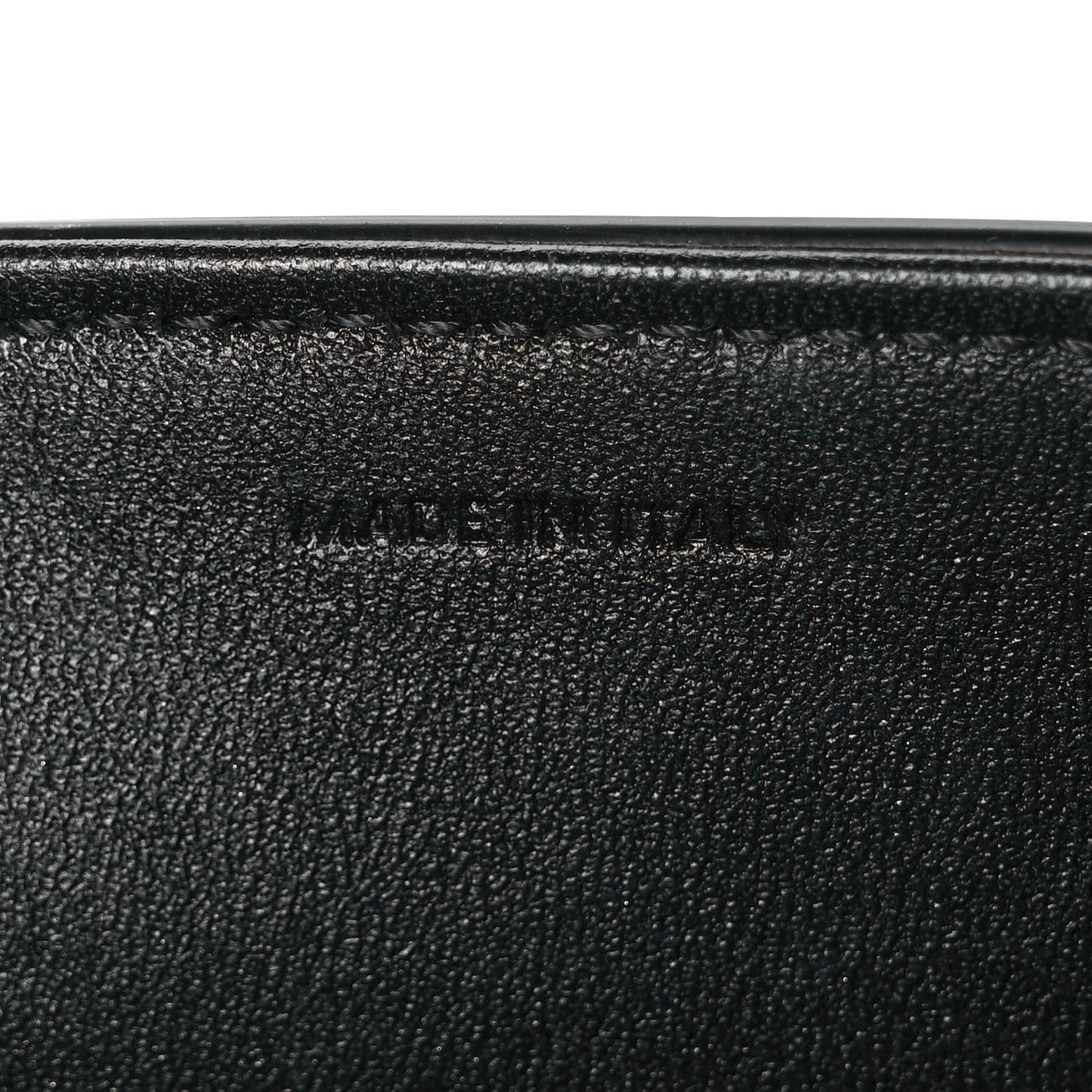 Shiny Calfskin Triomphe Shoulder Bag Black