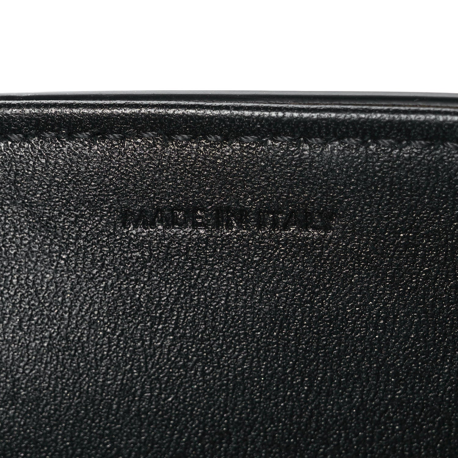 Celine Shiny Calfskin Triomphe Shoulder Bag Black 7 of 10