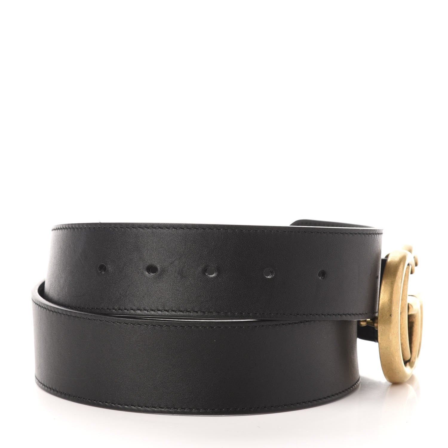 Gucci Calfskin Double G 40mm Belt 85 34 Black 3 of 6