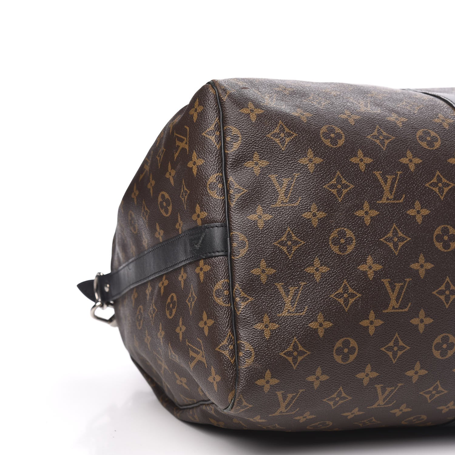 Louis Vuitton Monogram Macassar Keepall Bandouliere 55 8 of 12