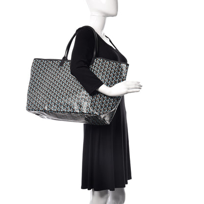 Goyard Goyardine Saint Louis Claire Voie GM Black Blue 2 of 9