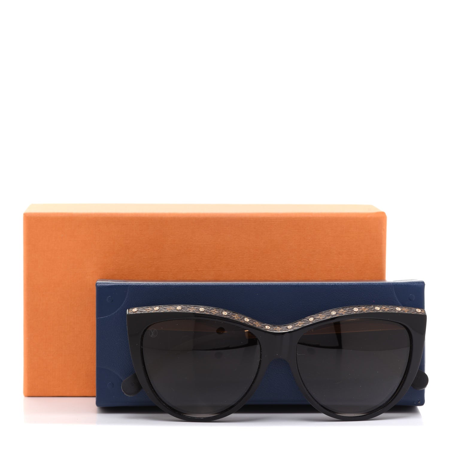 Louis Vuitton Acetate Monogram La Boum Sunglasses Z1147E Black 10 of 10