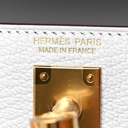 Hermes Chevre Mysore Mini Kelly Sellier 20 Bleu Brume Bleu Electrique 5 of 9
