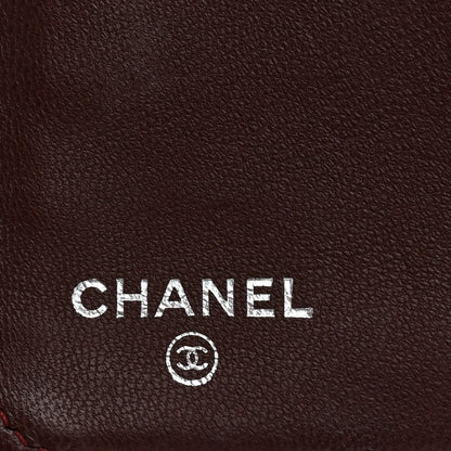Chanel Lambskin Quilted Yen Wallet Black 6 of 8