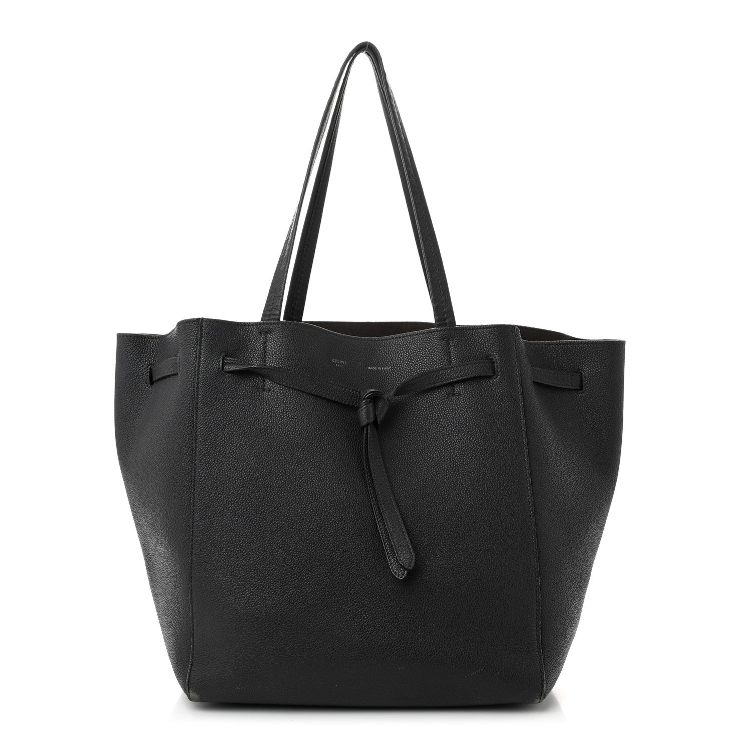 Celine Soft Grained Calfskin Medium Belt Cabas Phantom Medium Grey 1 of 13