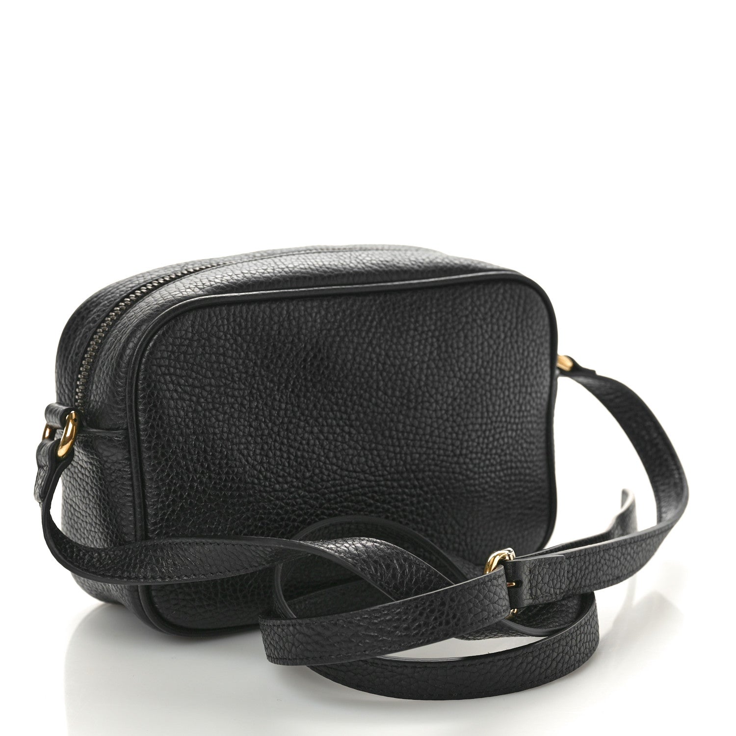 Gucci Pebbled Calfskin Mini Soho Disco Bag Black 2 of 10