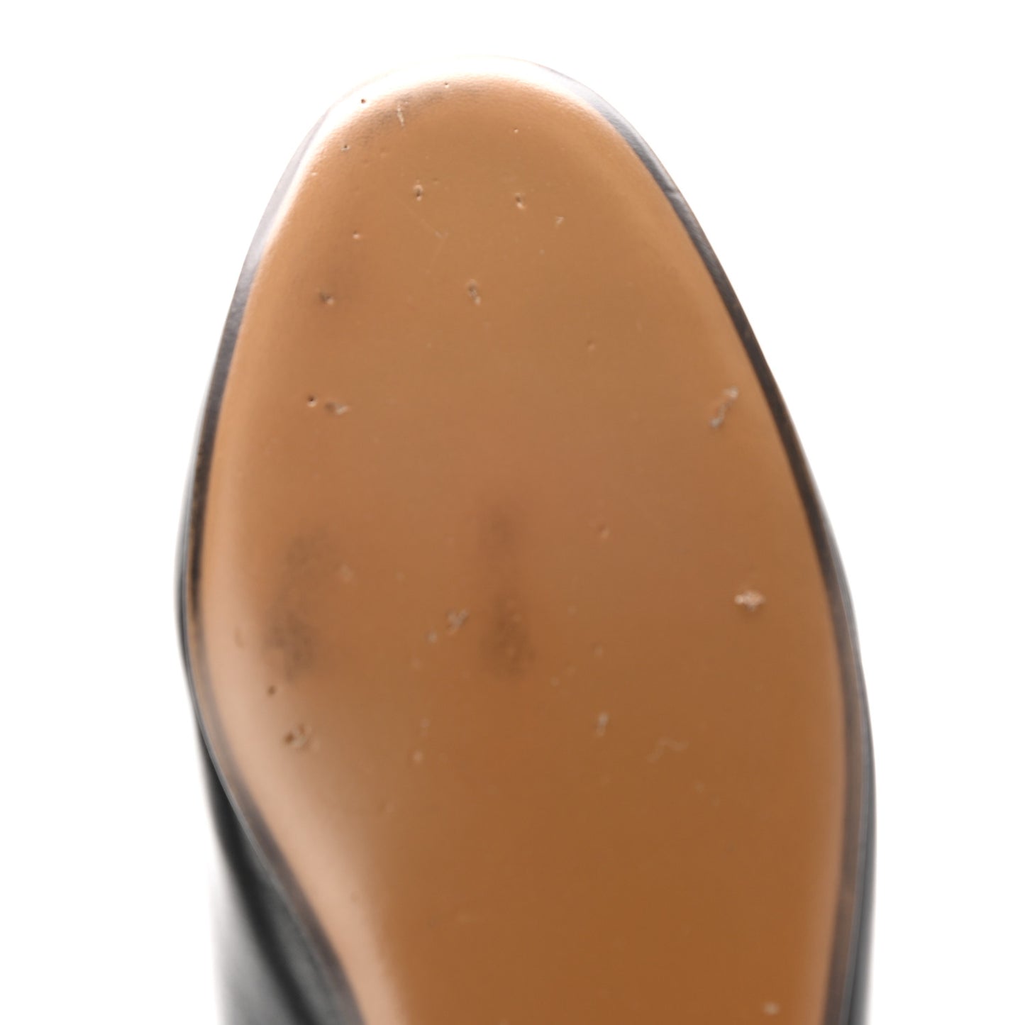 Calfskin Womens Princetown Slippers 38 Black