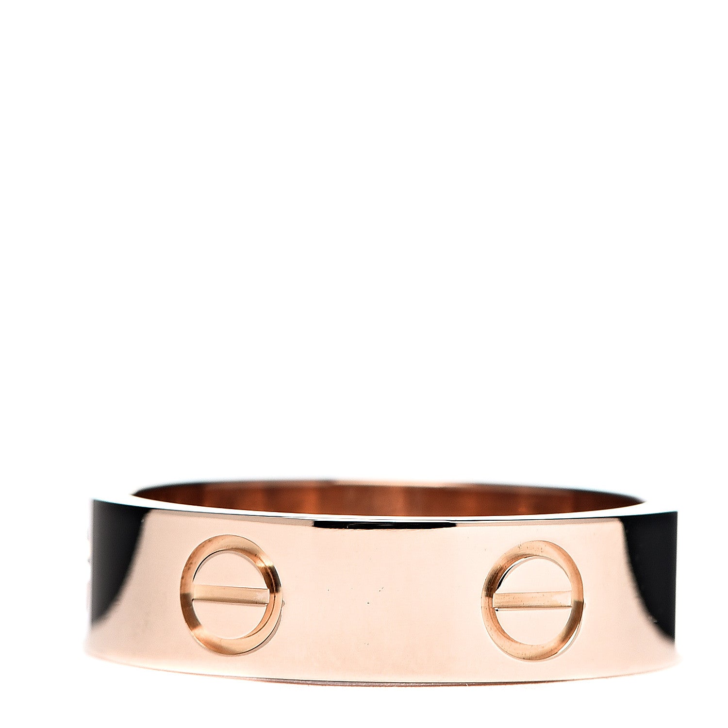 Cartier 18K Pink Gold 5.5mm LOVE Ring 56 7.5 3 of 4