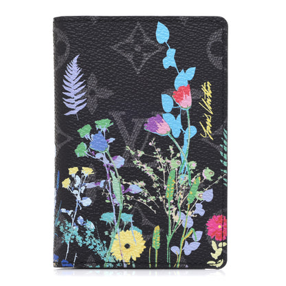 Louis Vuitton Monogram Eclipse Flower Print Pocket Organizer NM 1 of 8